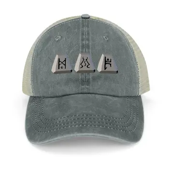 Enigma Armor - Руническое слово - горизонтальная ковбойская шляпа, винтажная шляпа для папы, женская кепка, мужская кепка