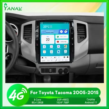 Android 11 Автомобильный Радиоприемник Для Toyota Tacoma 2005-2015 Мультимедийный Видео Аудио Плеер GPS Навигация Авто Стерео Головное Устройство Carplay 2Din